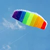Outdoor Fun High Quality 1.4m Dual Line Parafoil Kite With Handle String Rainbow Sports Beach Good Flying Kids Adult Sport Toys 3