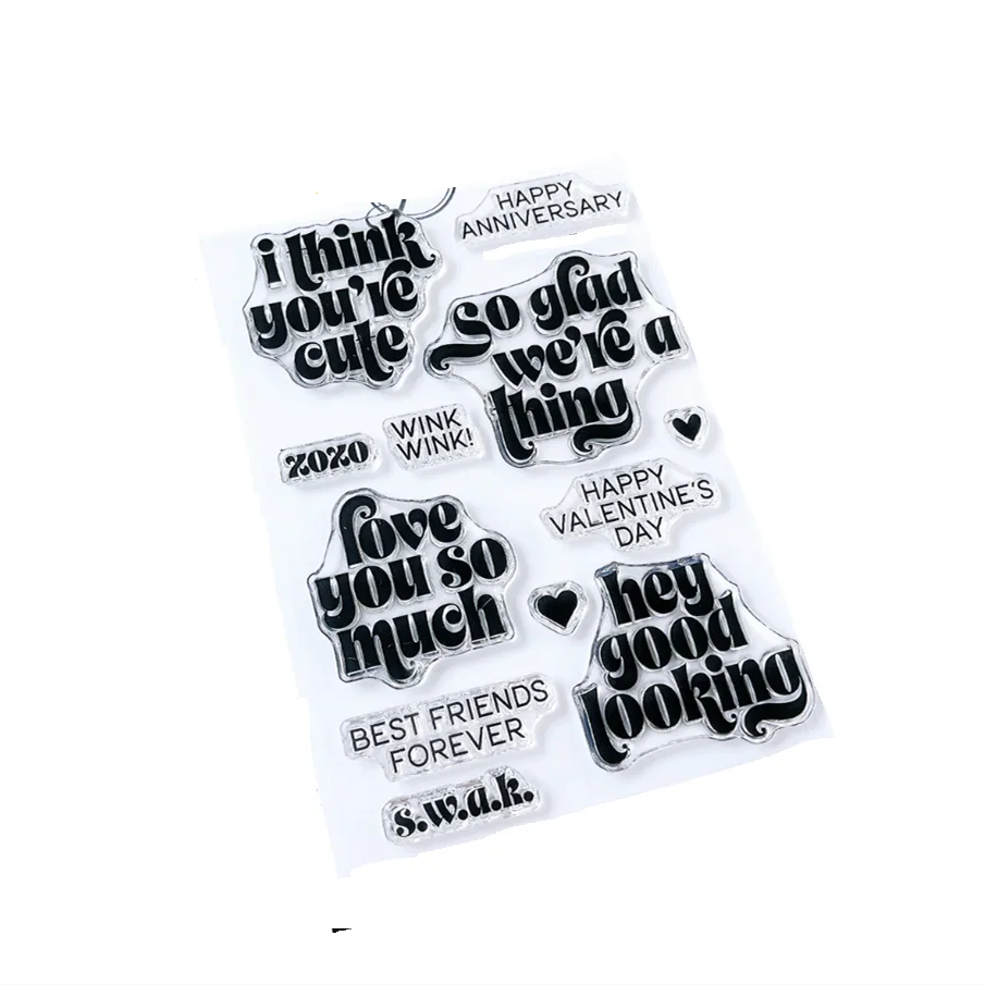 New Sweet thing Transparent Silicone Rubber Stamp/for DIY Scrapbooking Card /photo album Decorative clear stamp