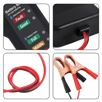12V Car Battery & Alternator Tester 7