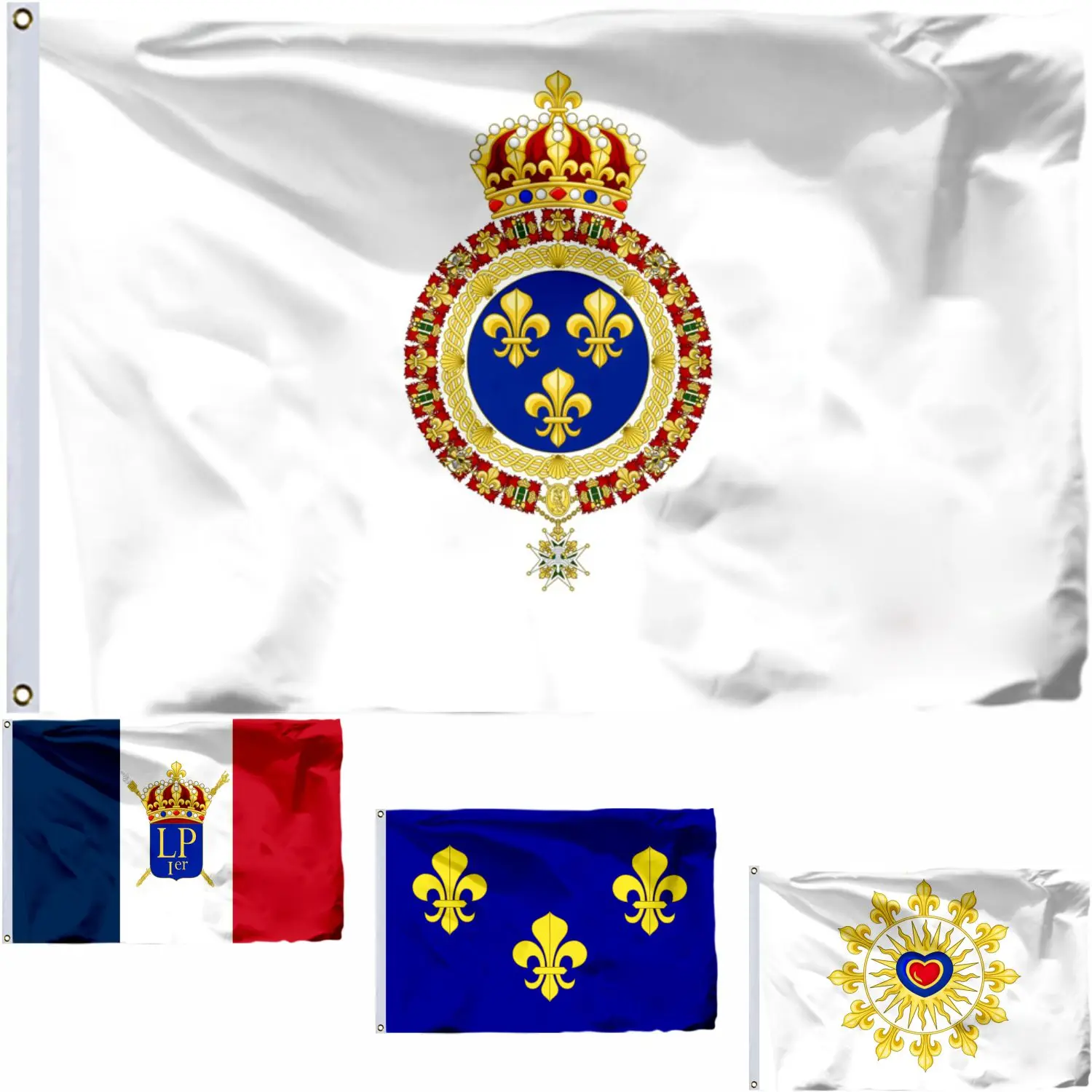 Royal France During Bourbon Restoration 1815 Flag 1365 Pavillon Royal Royal France During Bourbon Restoration 1815 Flag 1365 Pavillon Royal