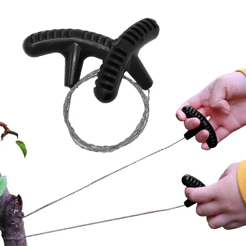 Pocket Saw 3-Pack Survival Wire Saws (21.65") - Stainless Steel Emergency Cutting Tool For Camping/Hunting Rope Saw
