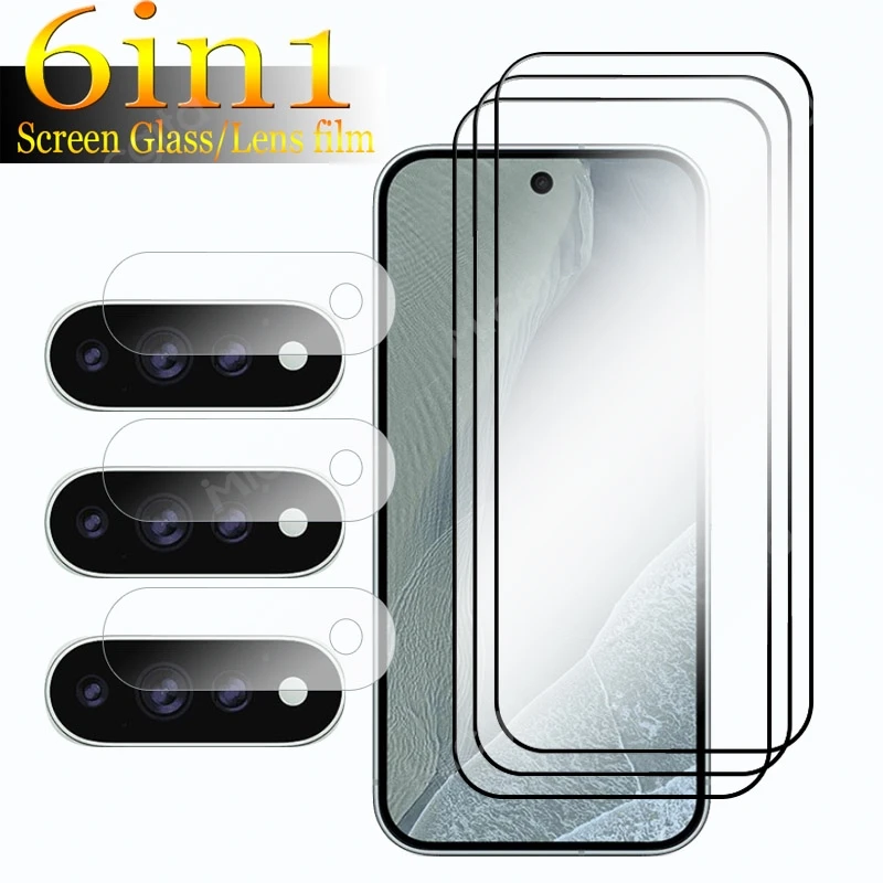Enhanced Shockproof Front Glass & Soft Fiber Camera Film - 9H Screen Protection