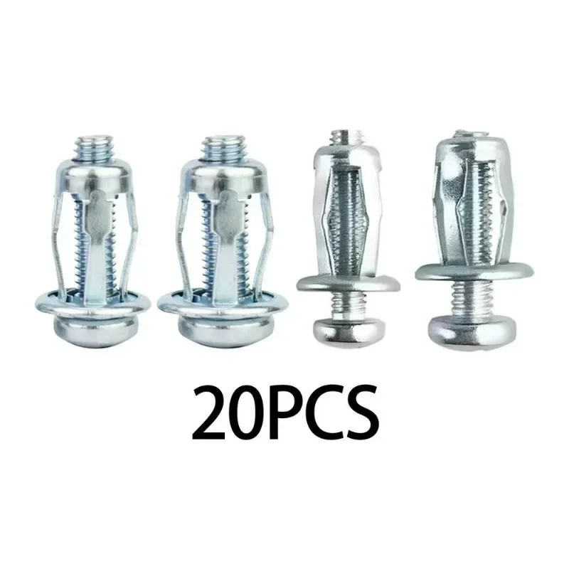 Expansion Plugs 20pcs Jack Nuts Screw Petal Screw Anchors for Curtain