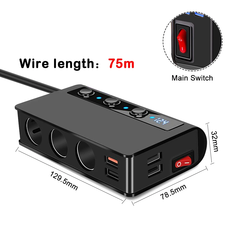 Extractme     й,   3.0 , ޴ е USB  , 12V, 24V, 4 Ʈ, 180W