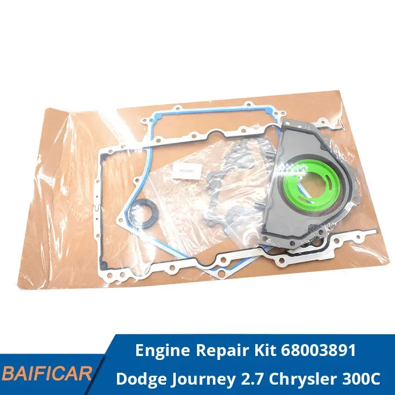 Baificar Engine Repair Kit Full Gasket Set-Cover 68003891AB For Dodge Journey 2.7 Chrysler 300C engine gasket set engine gasket kit replacement gasket set