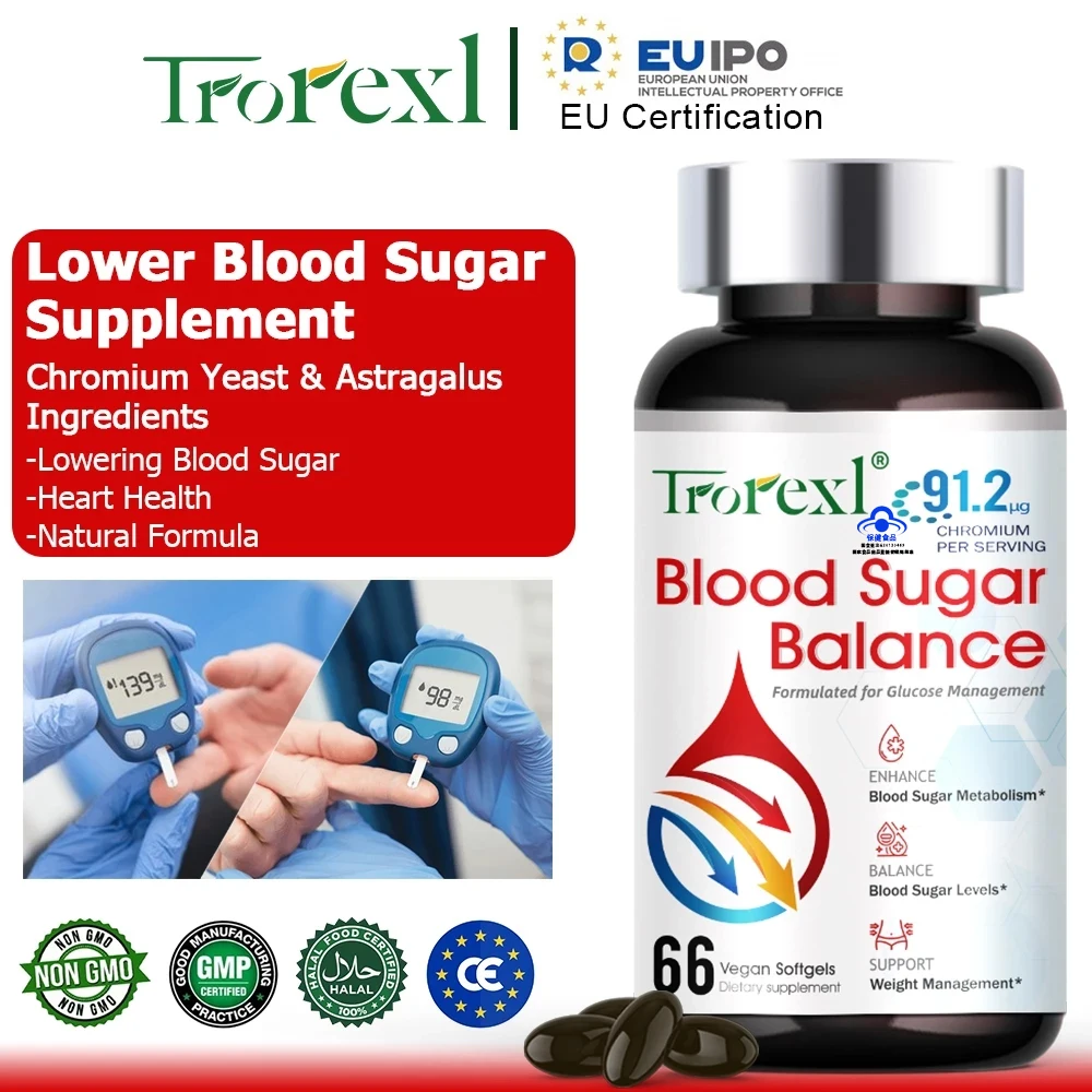 Blood Lipid Supplement Capsules Trorexl Blood Sugar Supplement Diabetes Sugar Blocker