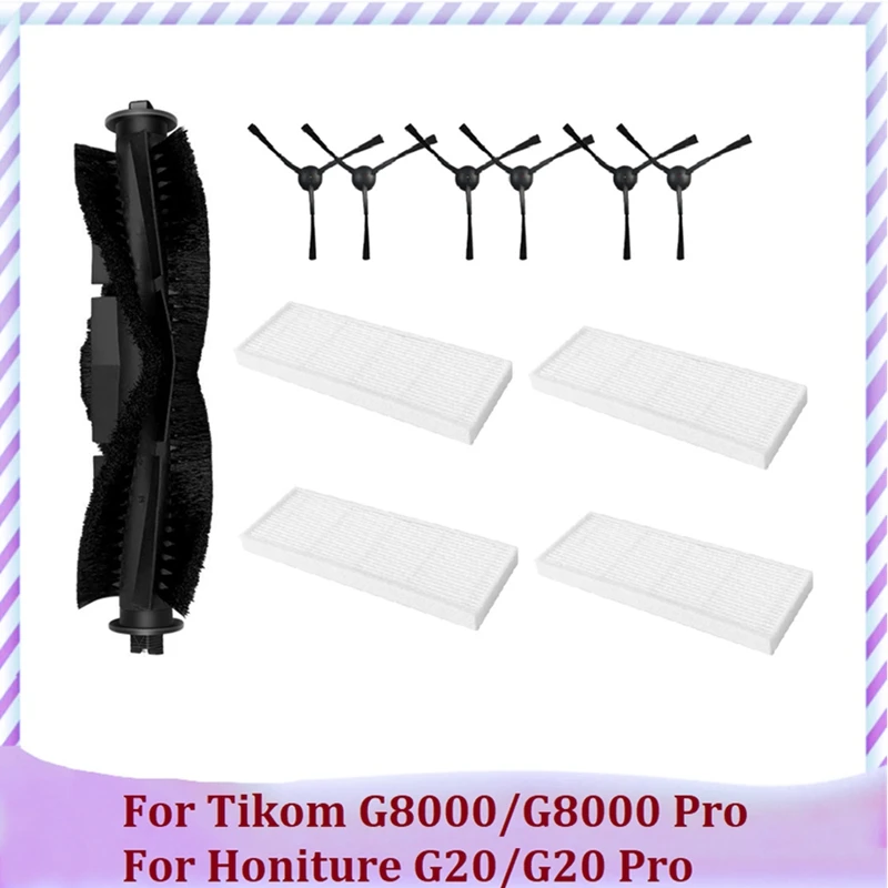 

11 шт., детали для пылесоса Tikom G8000/G8000 Pro/honfurniture G20/G20 Pro