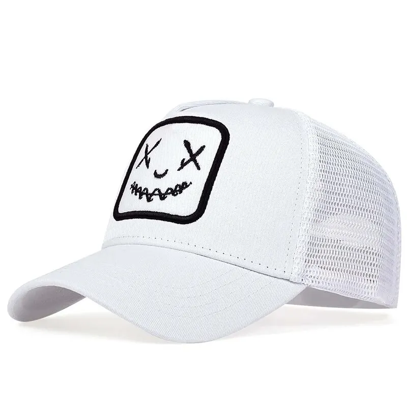 Baseball Cap Unisex Ghost Face Embroidery Adjustable