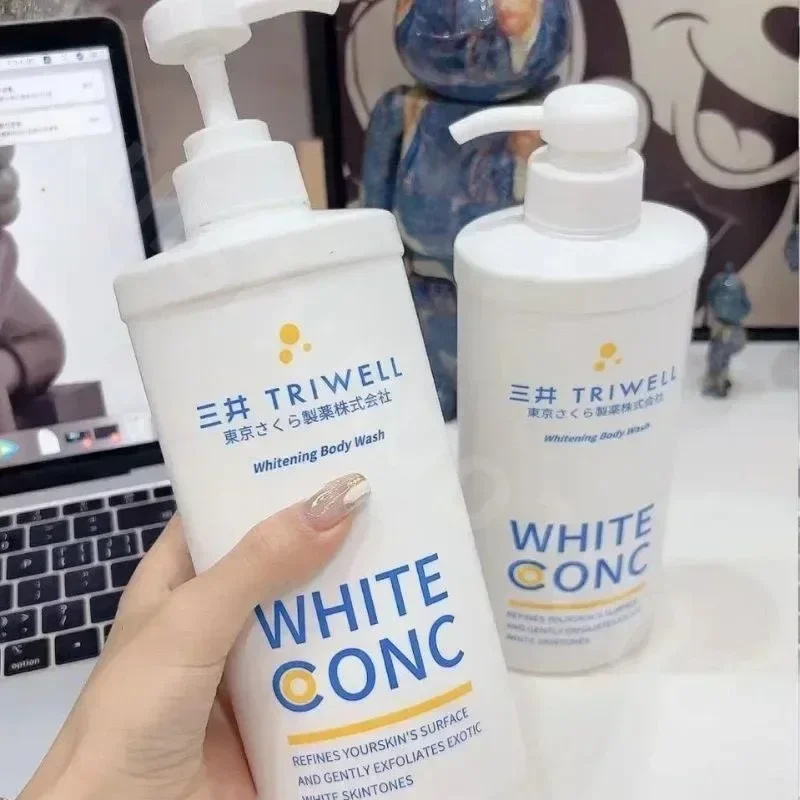 550ml Deep Cleansing Whitening Body Wash Shower Gel Removing Dirt Dead Skin Oil Control Even Skin Tone To Lighten Pigmentation 4