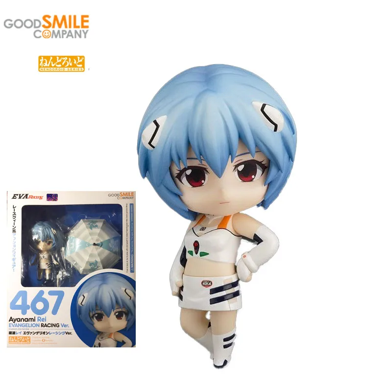 

Original Stock GSC Good Smile NENDOROID 467 REI AYANAMI NEON GENESIS EVANGELION PVC Action Figure Anime Model Toys Collection