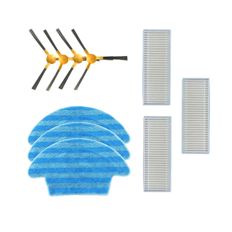 Vacuum Cleaner Side Brush HEPA Filter Mop Cloth Rags for Iseelife PRO3S Robot Vacuum Cleaner Parts Accessories Replacment