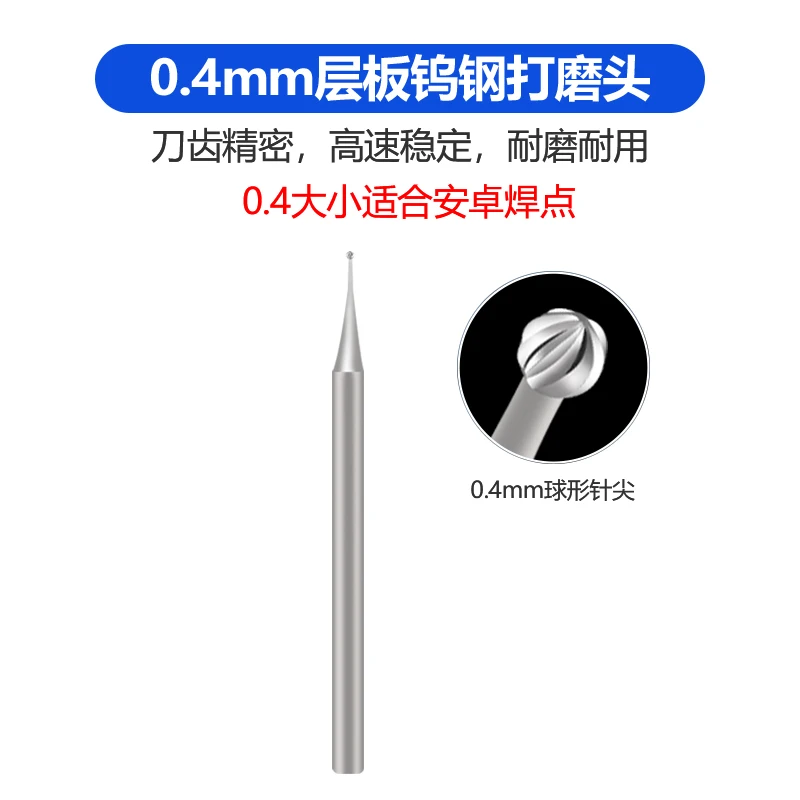 Precisão Grinding Pen Dicas para PCB Motherboard Drilling, Broca Universal, 0.3mm, 0.4mm, 0.5mm, 2.35mm, 1 Pc, 3Pcs