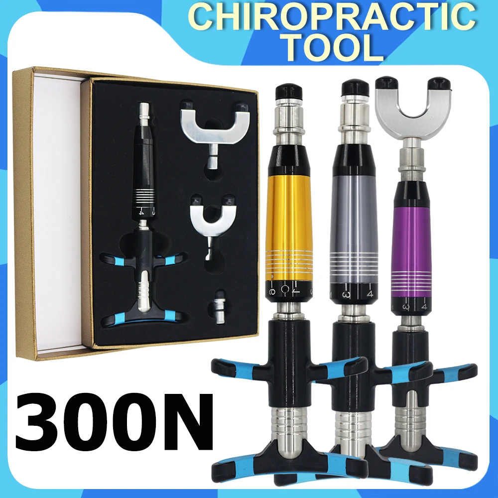 

2023 New Manual Chiropractic Adjusting Tool Limbs Pain Relief Therapy Massage Spine Correct Gun Portable Health Care Massager