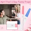 April Fool's Day Pregnancy Test Spoof Prank Toy Test Paper Fake Tricky Boyfriend For Adults Pregnancy Test Stick + Urine Cup 1