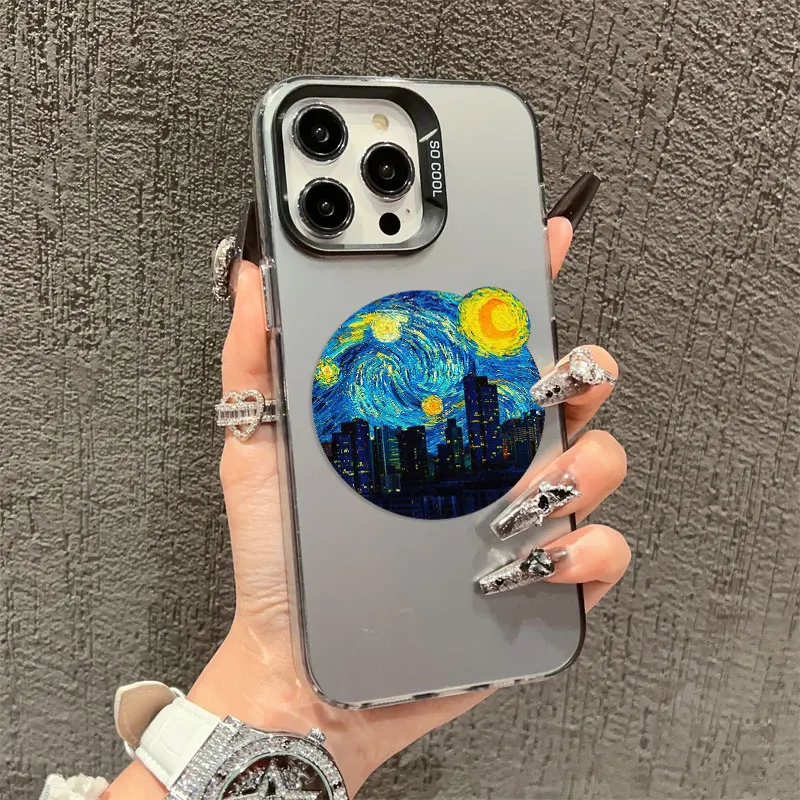 Van Gogh Inspired Oil Painting Phone Case - Artistic Laser Cover