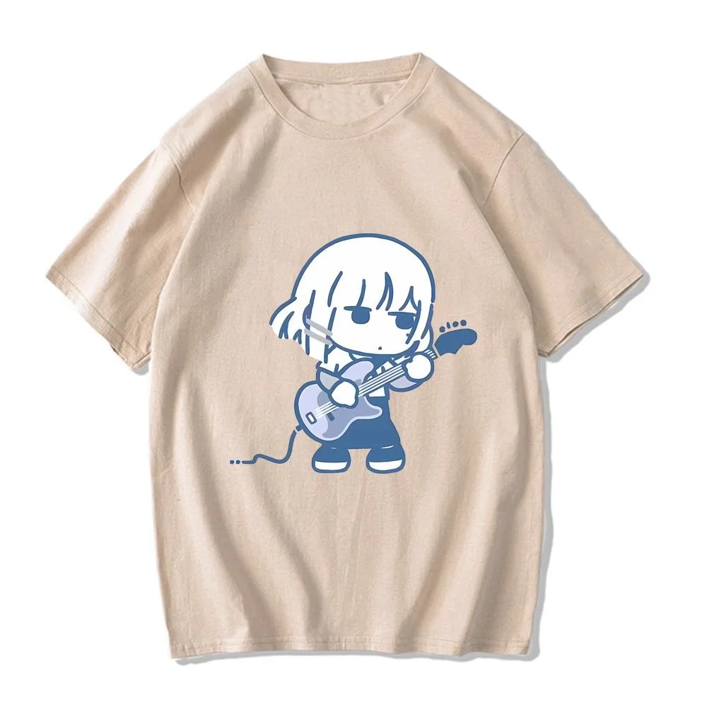 

Bocchi the Rock! Hitori Bocchi Cotton High Quality EU Size Tee summer Japanese streetwear men top y2k unisex clothes