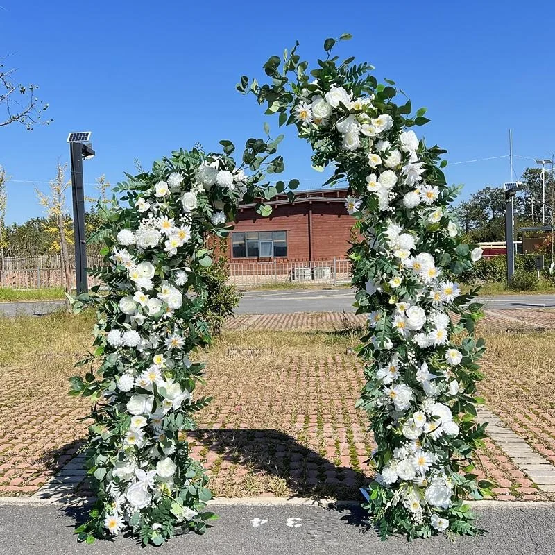 

2pcs Wedding Props Wrought Iron Wedding Backdrop Arch Shelf Arc Outdoor Wedding Party Background Decoration Flower Stand