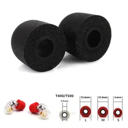 Premium Memory Foam Ear Tips - Ergonomic Fit and Superior Noise Isolation - M (Black)