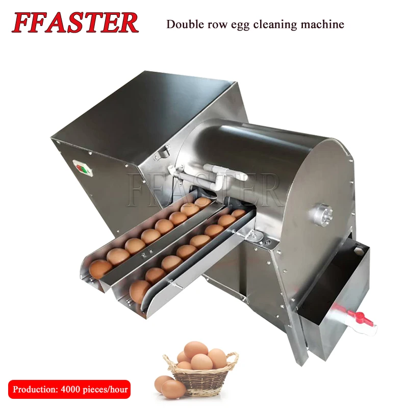 

Automatic Eggs Cleaned Machines Double Row Egg Washing Machine