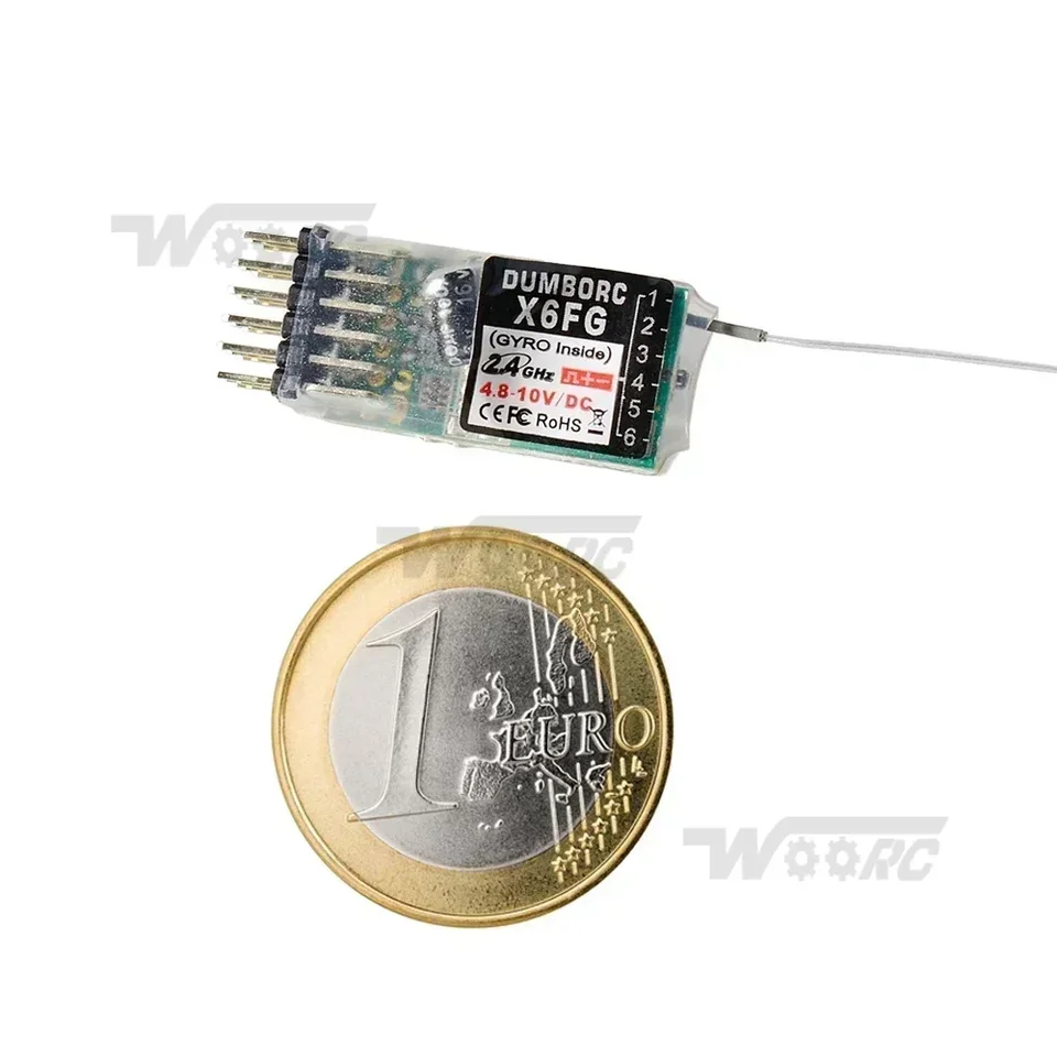 DUMBORC X6P 6CH 2.4G RC Radio Controller Sender X6DC Empfänger für RC Auto Car e