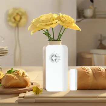 Open Closed Detection Wireless Smart Door Sensor Smart Detector Alarm System Smart Home Security Alarm System Easy Installation 1