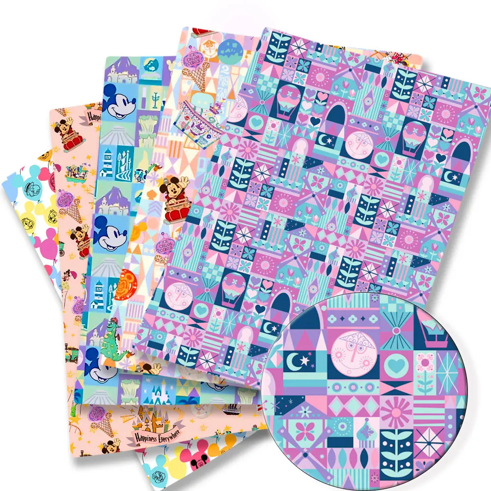 

disney fabric 140x50CM Cartoon cotton fabric Patchwork Tissue Kid Home Textile Sewing Doll Dress Curtain Polyester cotton Fabric