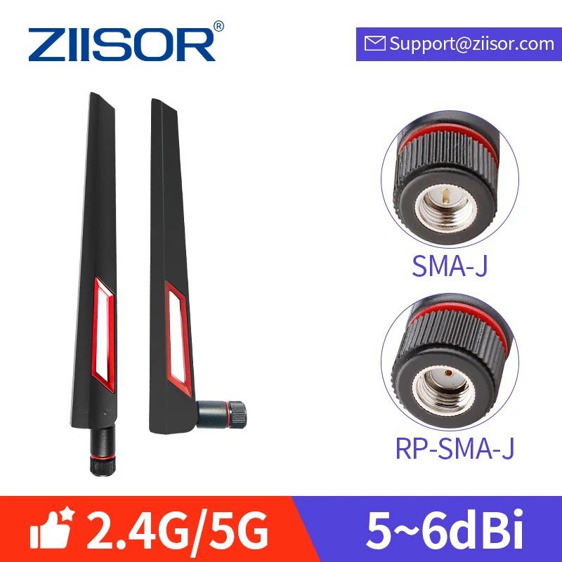 2.4 Ghz 5G 5.8G Antenna Wifi Sma Dual Band Antenne Internet Universali 5Dbi Rp Sma Per Router Modem Antena Signal Booster