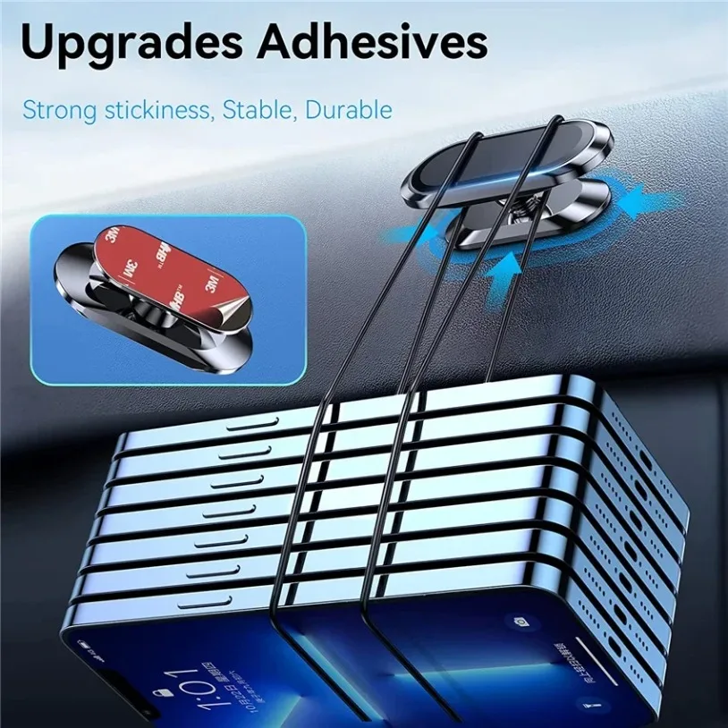 Car Magnetic Phone Holder Mobile Cell Phone Holder Stand Magnet Mount Bracket In Car For iPhone 16-12 Samsung Redmi Xiaomi