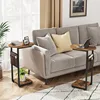 C Shaped End Table for Couch, Small Side Table for Couch, Small Couch Side Table for Small Spaces 3