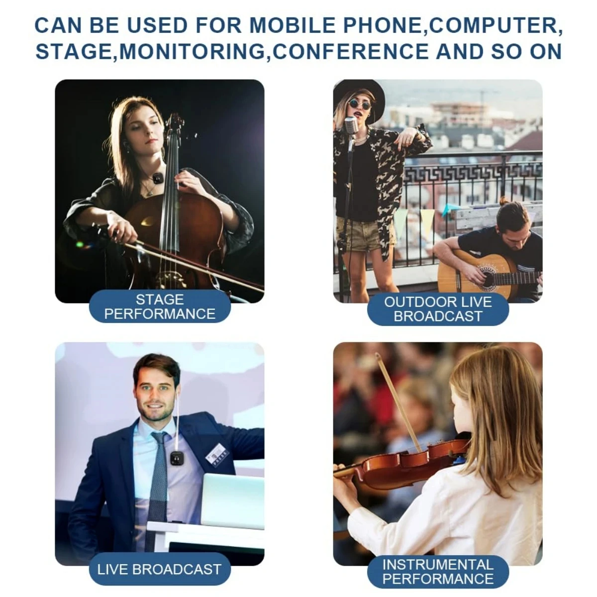 Musical Instruments Accessories Wireless Guitar Transmitter Miwayer 5.8G Wireless In Ear Monitor System Transmitter Receiver System IEM with Transmitter Receiver Automatic Pairing