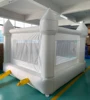 Inflatable Jumping Castle 4*3*2.6M White Bounce House For Kids Bouncy House White For Children With Blower Slide 5-8 Kids 5