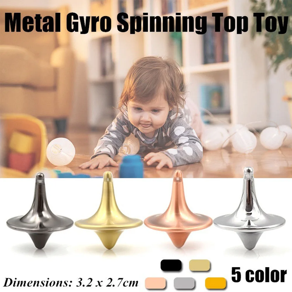 Metal Gyro Spinning Top Toy spinning top toy gyro toupie gyroscope toy