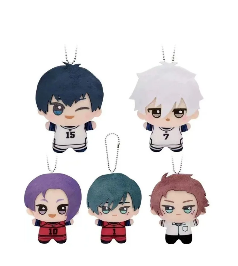Neuer Blue Lock Plüsch-Anhänger Schlüsselanhänger Isagi Yoichi Nagi Seishiro Mikage Reo Rin Itoshi Itoshi Sae Actionfigur Spielzeug Taschenanhänger Geschenk 10cm – Detail 2
