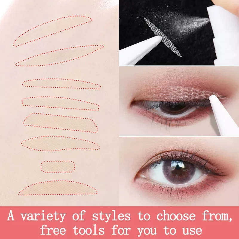 

300Pcs Invisible Double Eyelid Tape Self Adhesive Gauze Slim/Wide Waterproof Fiber Stickers For Eyelid Comestic Tools Wholesale