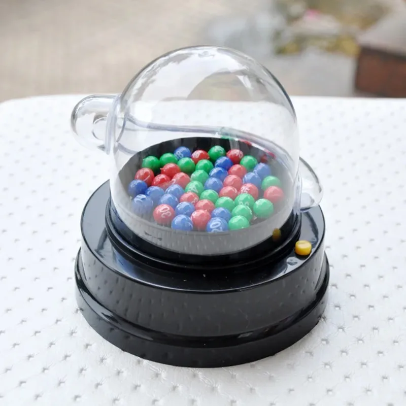 KTV Board Game Electric Lottery Machine Party Mini Lotto Games Machine Jackpot Machines for Restaurants Cafes Bar Game Supplies lottery toy machine