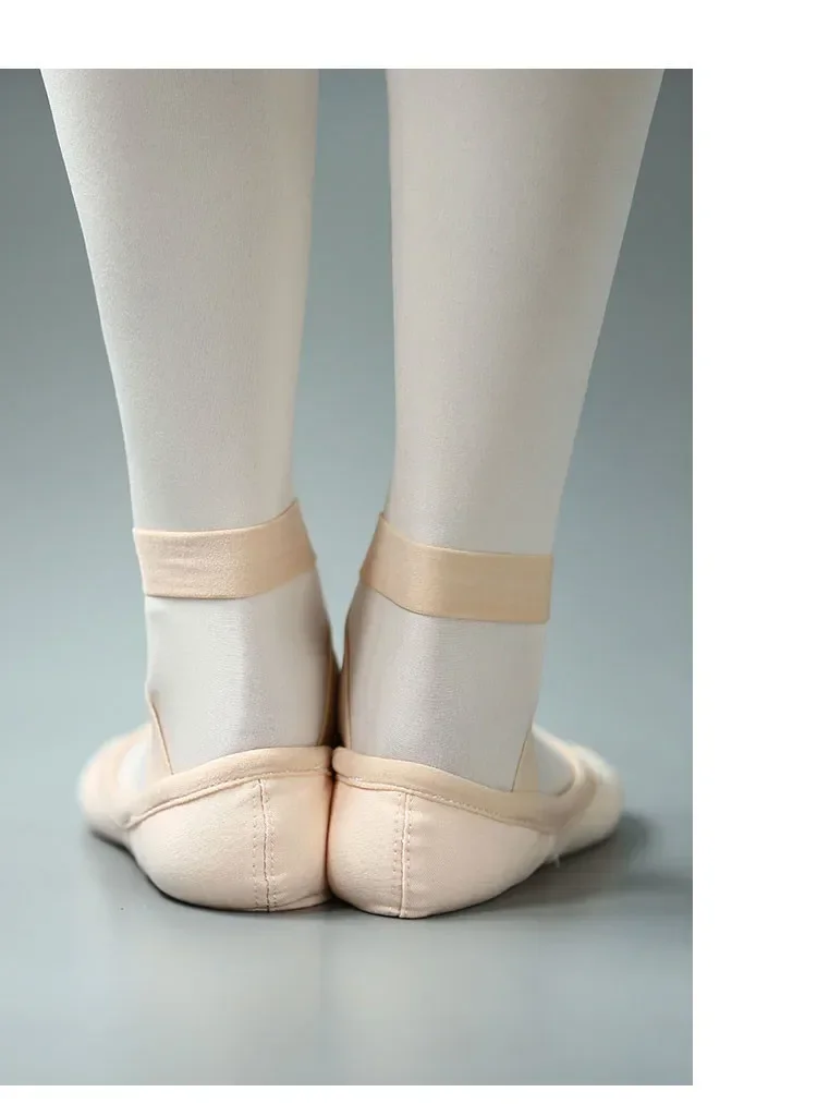 New Girl Women's Professional Full Elastic Cloth Multiple Wearing Way Exercise Dancing Shoe Adult Cat Claw Ballet Dance Shoes 6