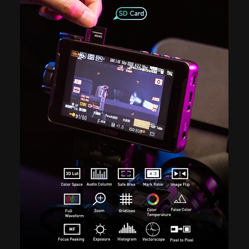 Viltrox DC 550 Pro Portable Monitor 5.5 Inch 4K 30HZ HDMI
