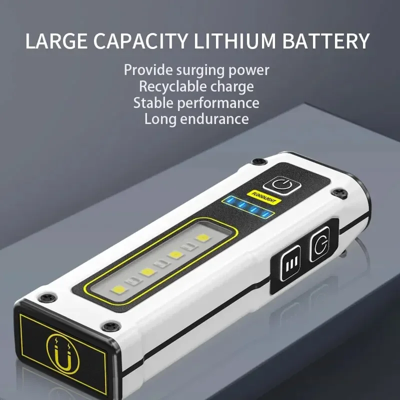 Super Bright LED Work Lamp with Magnet Alarm