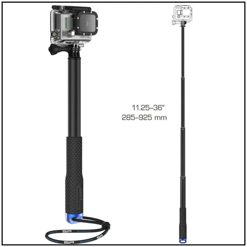 Camera Tripod 36" Extended Alloy Monopod for Go 10 9 8 7 6 5 4 3+Extendable Handheld Selfie Stick New