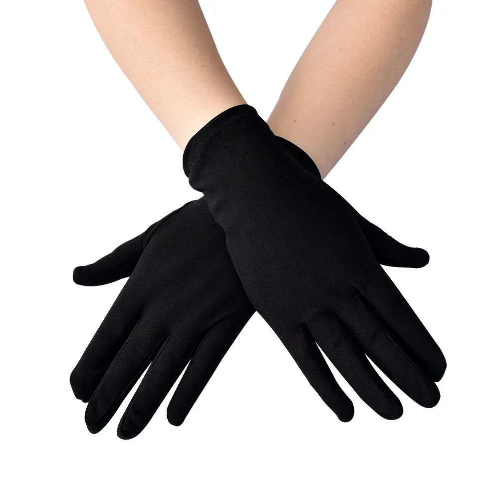 Women Fashion Gloves for Spring Summer Sunscreen Female Thin Solid Color Ceremonial Performance Dance Breathable Driving Gloves - 5