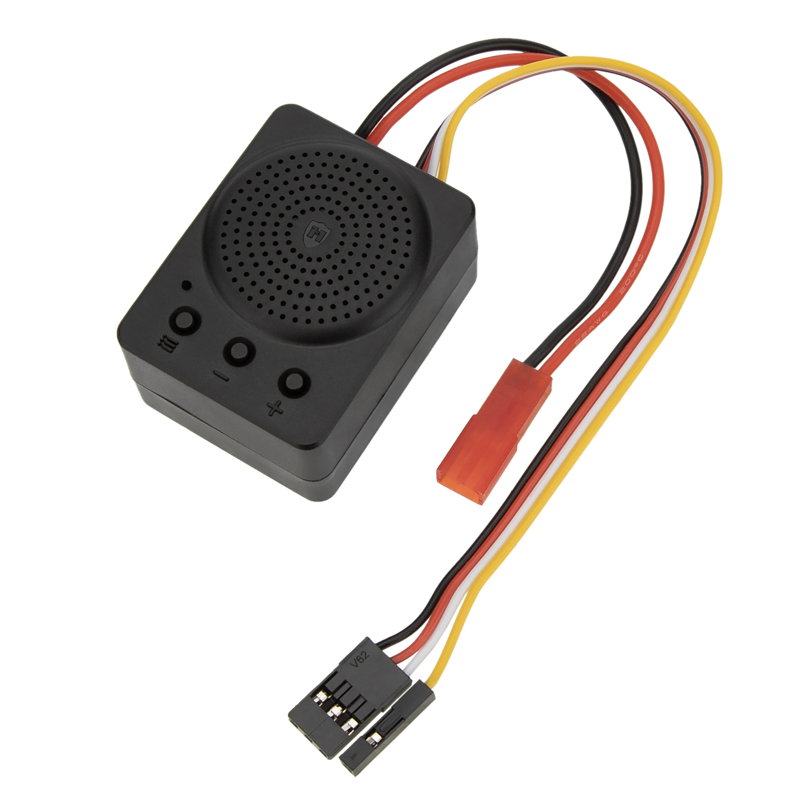Simulateur sonore moteur RC MEUS RACING installé sur un châssis de crawler 1/18