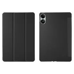 Premium Silicone Back Smart Cover for 12.1 Tablets - Versatile and Durable Protection Case (Black)