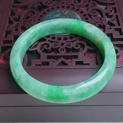 

100% Grade A Green Jade Bangle Bracelet Women Fine Jewelry Genuine Natural Emerald Jadeite Myanmar Certified Jades Stone Bangles