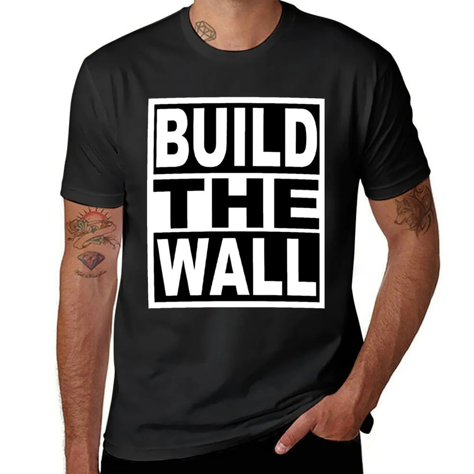 

Build the Wall T-Shirt boys animal print animal prinfor boys clothes for men
