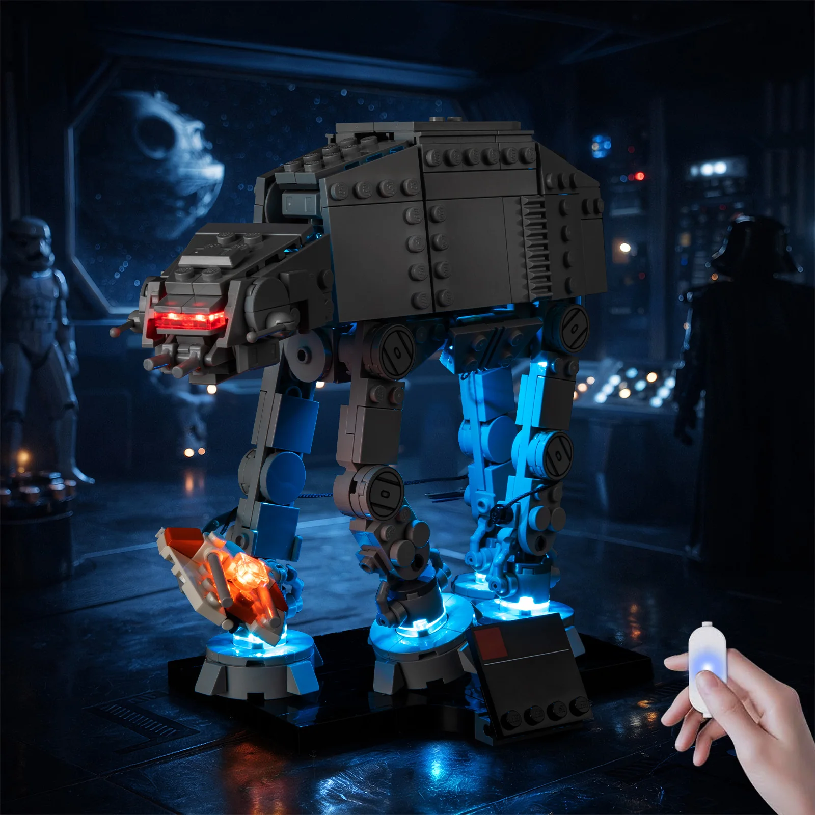 레고 AT-AT 75440 빌딩 블록에 적합한 LED 조명 세트(모델 블록은 포함되지 않음)
