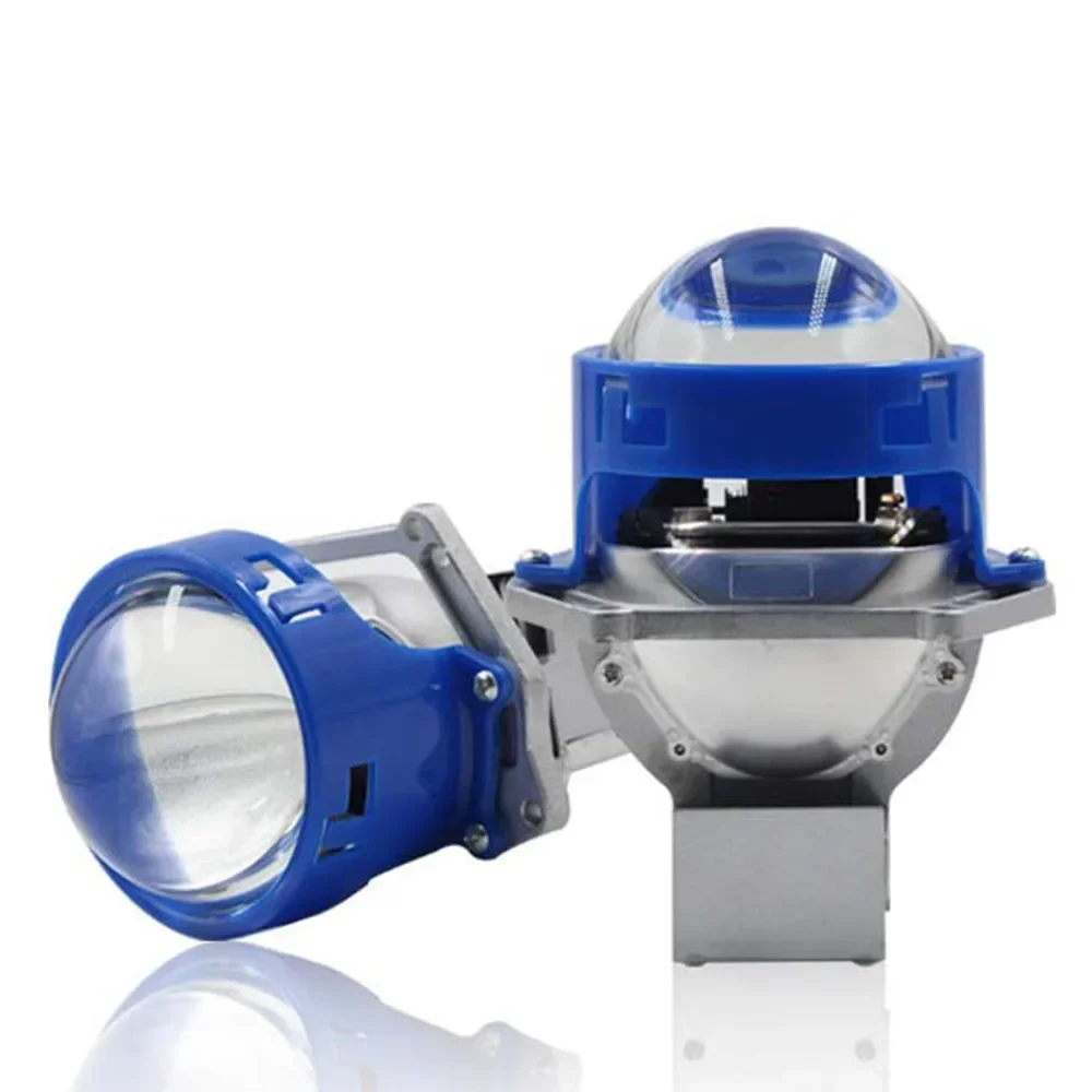 

55W Car 3.0 Inch Bi LED Projector Lens Headlight Upgrade LED Double Light Lens Super Bright Spotlight Car Light Modification