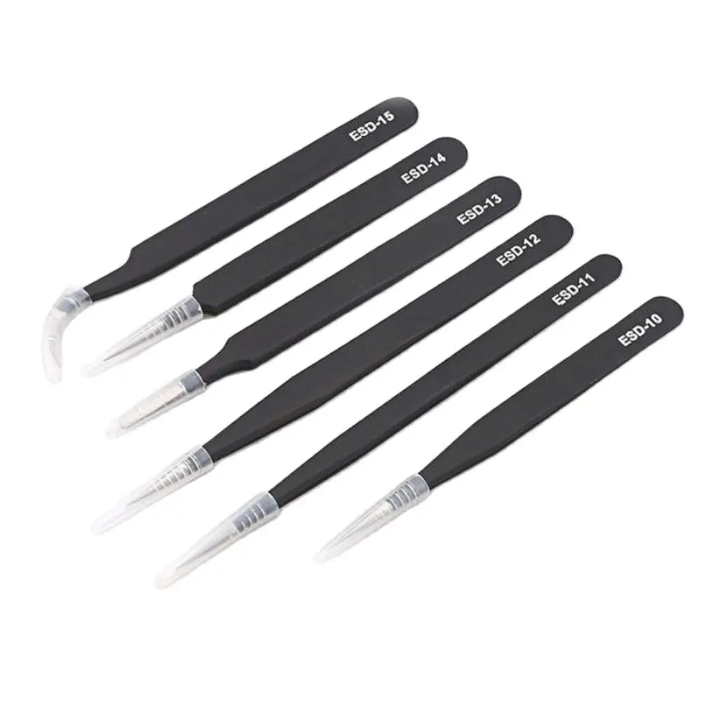 Elbow Straight Head Pointed Tweezers Model Making Tool Multi-Functional Tweezers Models Diorama Kit Hobby Toys Hobbies 2