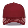 Custom Trucker Hat Logo Cotton Mesh Breathable Baseball Cap Women Men Summer Sunshade Mesh Cap 5 Panels Truck Hat Cap Wholesale 4