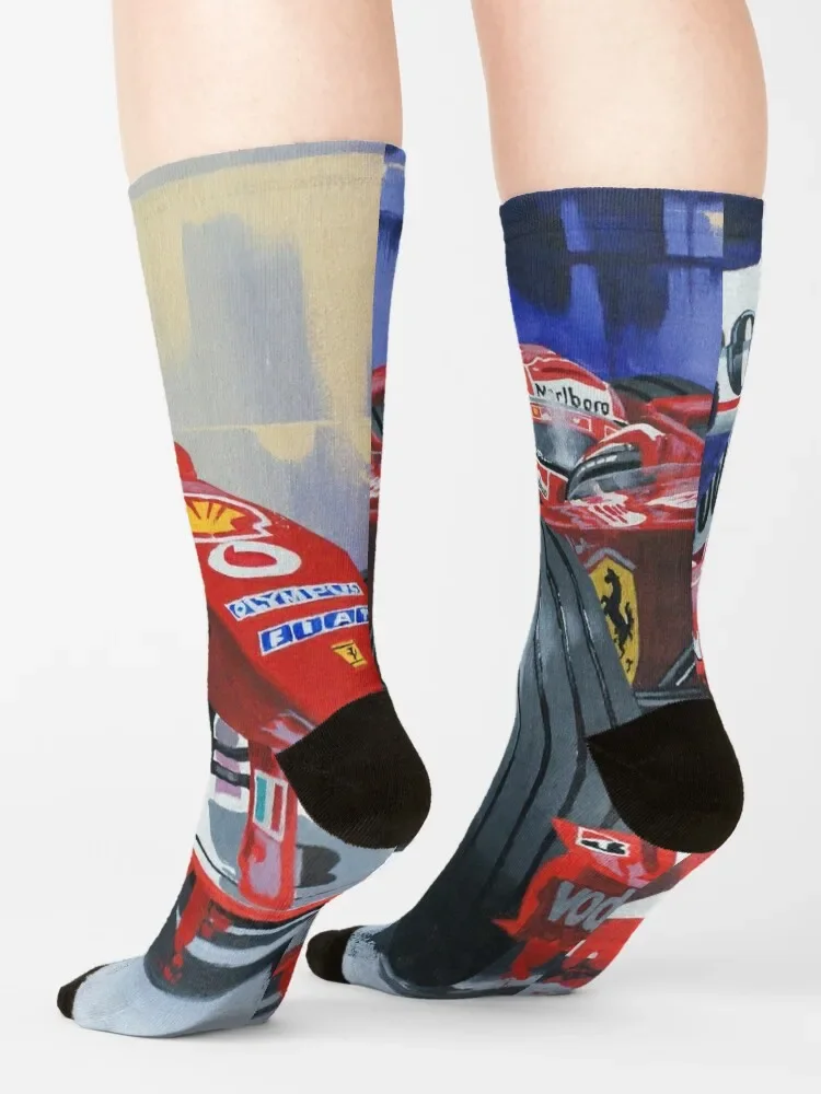 MICHAEL SCHUMACHER by Greg Tillett Socks basket ball women's compression socks