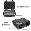363x290x160mm Plastic Safety Equipment Case Waterproof Hard Carry Tool Box Shockproof Storage Box with Sponge for Tools Camera 6